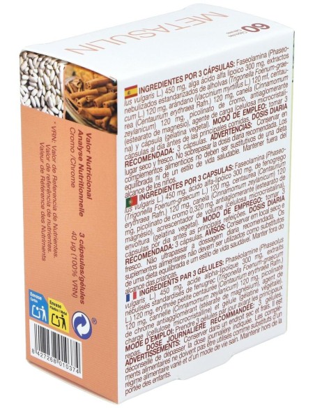 Metasulin 60Cap. de Bioserum