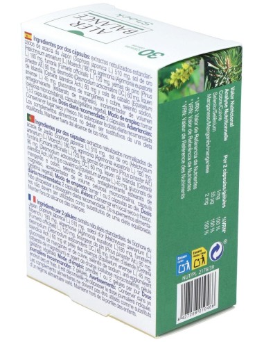 Aler Balance Shock 30Cap. de Bioserum