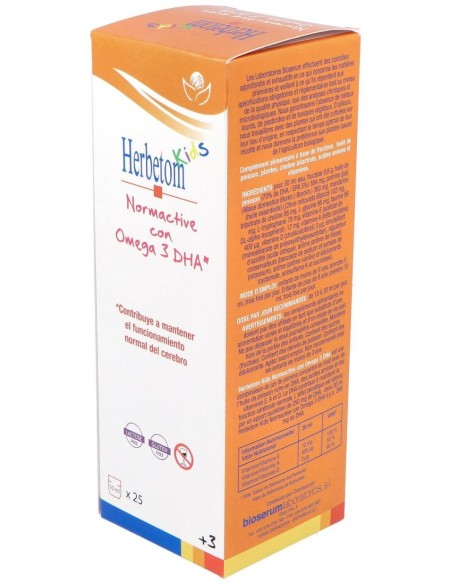 Herbetom Kids Normactive Con Omega 3Dha 250Ml. de Bioserum