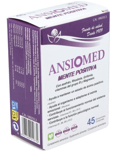 Ansiomed Mente Positiva 45Comp. de Bioserum