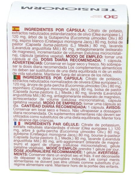 Tensionorm 30Cap. de Bioserum