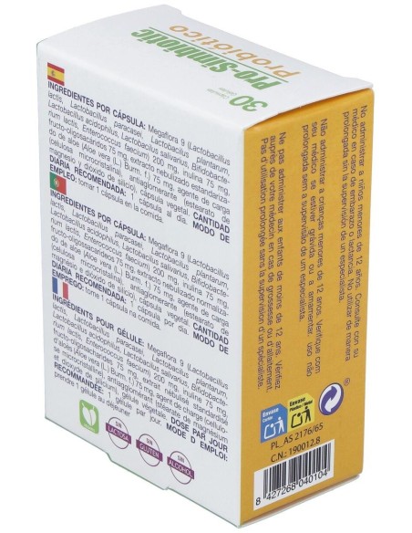 Prosimbiotic Probiotico 30Cap. de Assets Medica