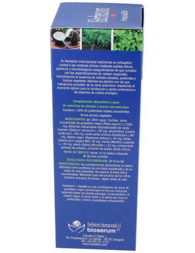 Herbetom 1 Hb Hepatico 250Ml de Bioserum