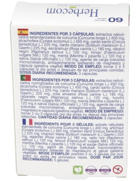 Herbecom Curcuma 60Cap. de Bioserum