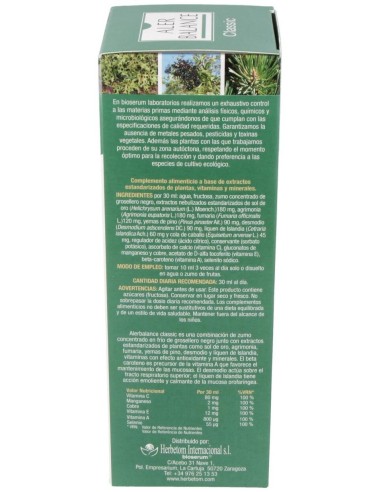 Aler Balance Clasic Jarabe 250Ml. de Bioserum