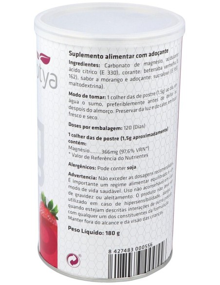 Carbonato De Magnesio Fresa 180G Polvo de Sotya
