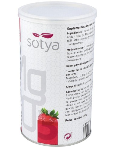 Carbonato De Magnesio Fresa 180G Polvo de Sotya