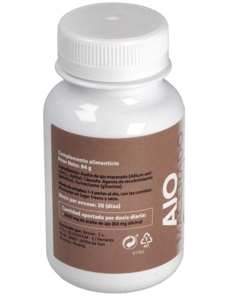Ajo Macerado 60Perlas de Sotya