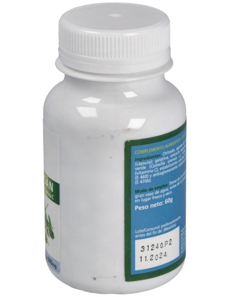 Chitosán Con Té Verde Y Vitamina C 600Mg Cáps. 100U de Sotya