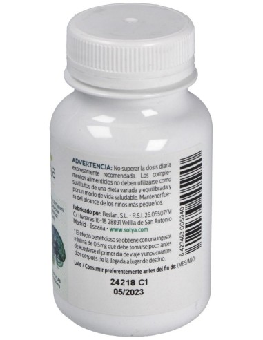 Melatonina  Melisa+Pasiflora+Tila 650Mg Cáps.60U de Sotya