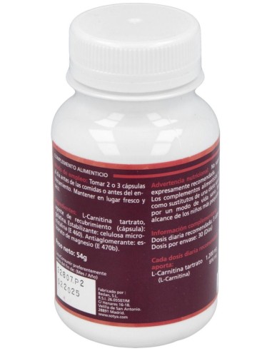 L-Carnitina 600Mg Cáps. 90U de Sotya