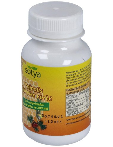 Própolis Complex Forte 800Mg Comp. Mast. 100U de Sotya