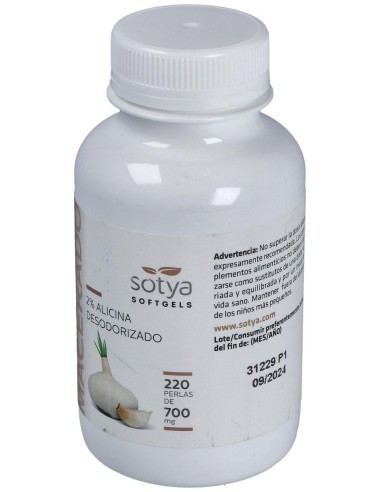 Ajo Macerado 220Perlas de Sotya