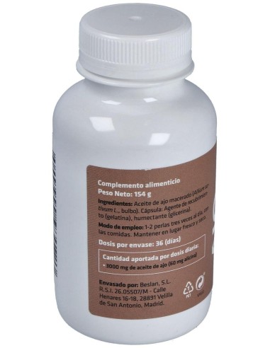 Ajo Macerado 700Mg Perlas 220U de Sotya