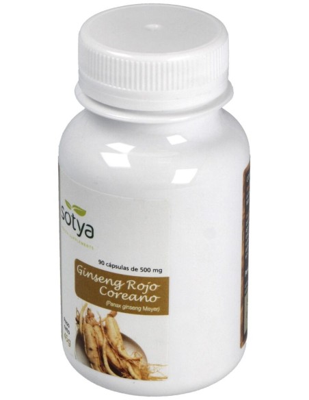 Ginseng Rojo Coreano 500Mg Cáps. 90U de Sotya