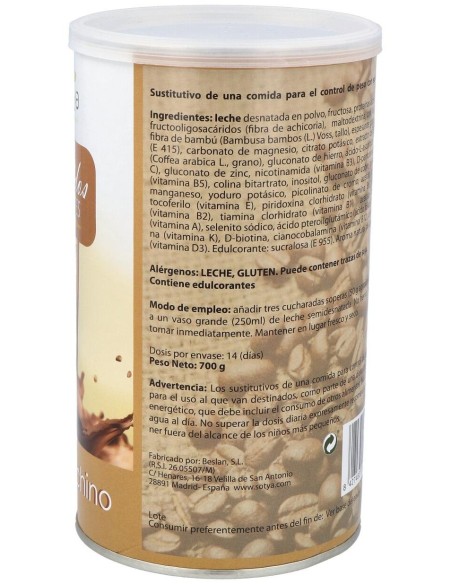 Batido Saciante Capuchino 700Gr. de Sotya
