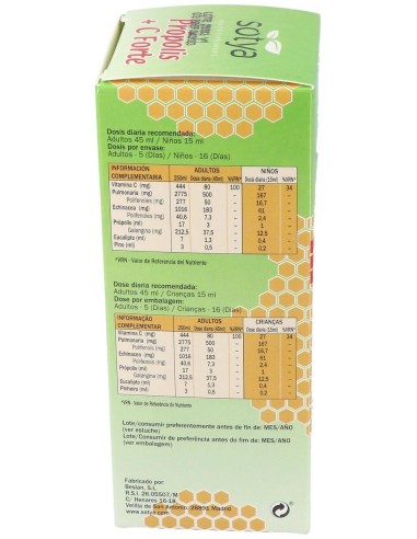 Propoleo + Vit.C Forte Jarabe 250Ml. de Sotya