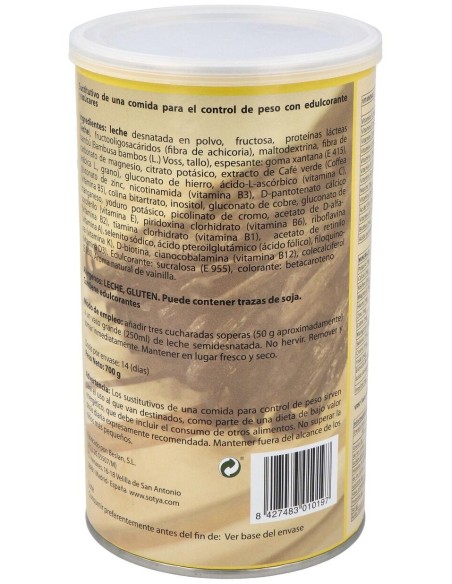 Batido Saciante Vainilla 700Gr. de Sotya