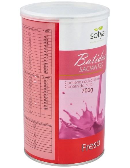 Batido Saciante Fresa 700Gr. de Sotya
