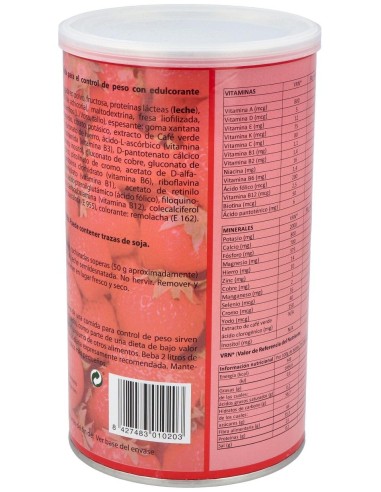 Batidos Saciantes 700G Polvo Sabor Fresa de Sotya