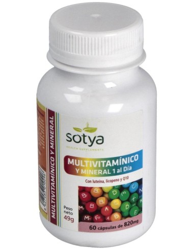 Multivitaminico Y Mineral 1 Al Día 820Mg Cáps. 60U de Sotya
