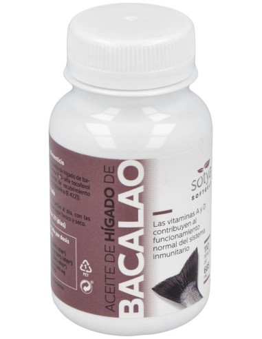 Aceite De Hígado De Bacalao 685Mg Perlas 110U de Sotya