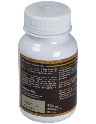 Valeriana Y Pasiflora 450Mg. 90Cap. de Sotya