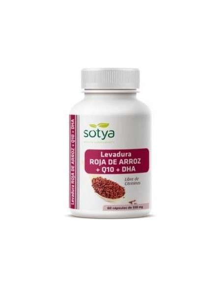 Levadura Roja De Arroz + Q10 + Dha 60 Caps 550Mg de Sotya