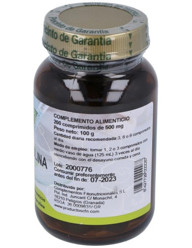 Espirulina 400 Mg 200 Comp. de Cfn