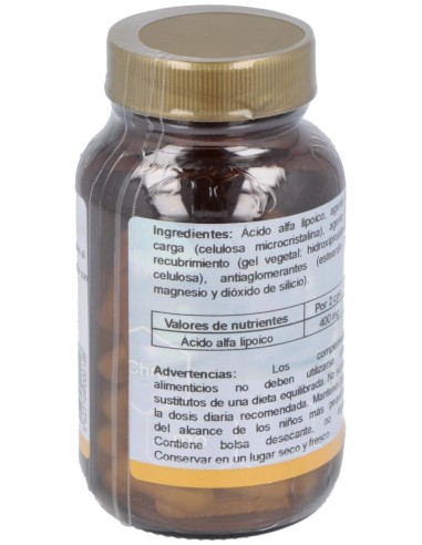Acido Alpha Lipoico 60Cap. de Cfn