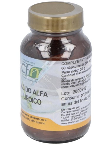 Acido Alpha Lipoico 60Cap. de Cfn