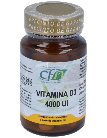 Vitamina D3 4000Ui 60Comp. de Cfn