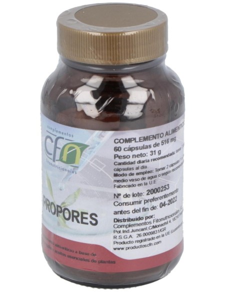 Propores (Pulmorespir) 60Cap. de Cfn
