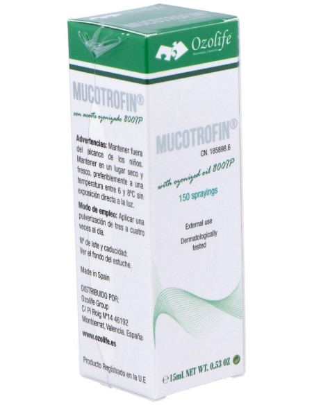 Mucotrofin Nebulizador 15Ml. de Ozolife Biocosmetica Y Nutricion