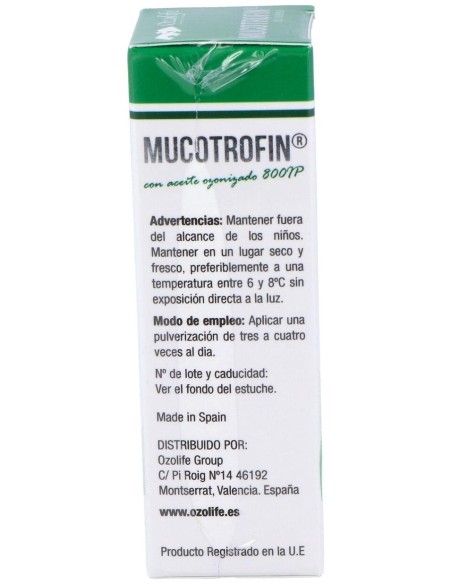 Mucotrofin Nebulizador 15Ml. de Ozolife Biocosmetica Y Nutricion