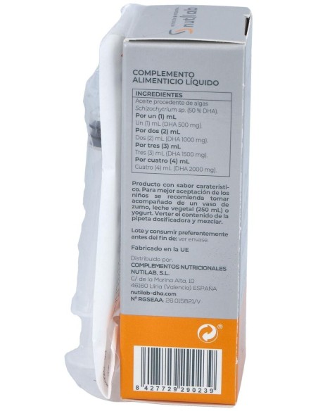 Dha Origen Algas 30Ml. de Nutilab