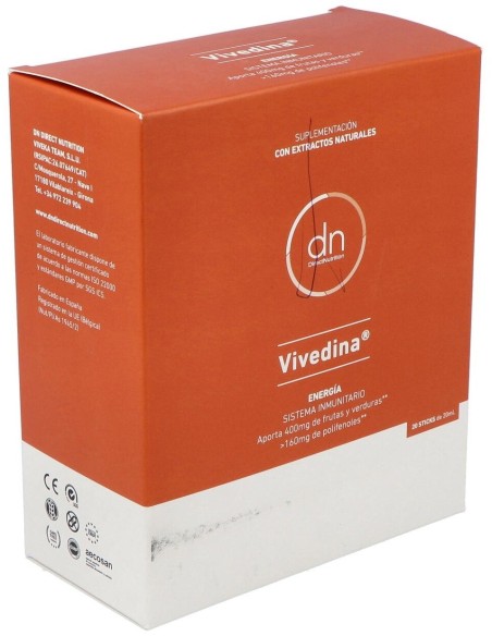 Vivedina 20Sticks de Direct Nutrition