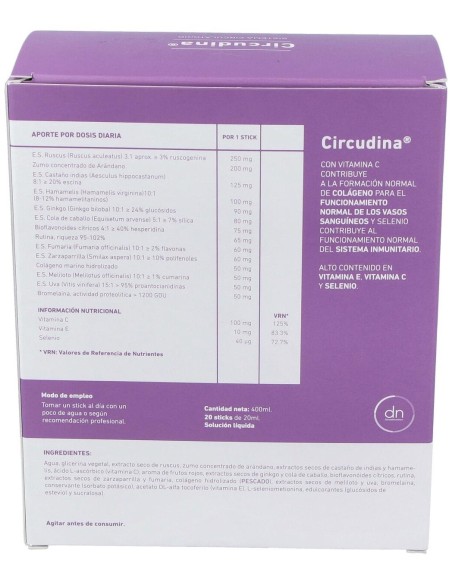 Circudina 20Sticks de Direct Nutrition