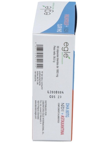 Npd1 Dha + Astaxantina 30Cap. de Egle