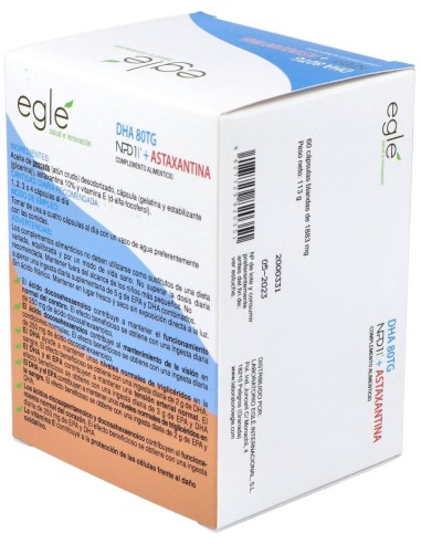 Npd1 Dha 80 Tg Astaxantina 60 Perlas de Egle
