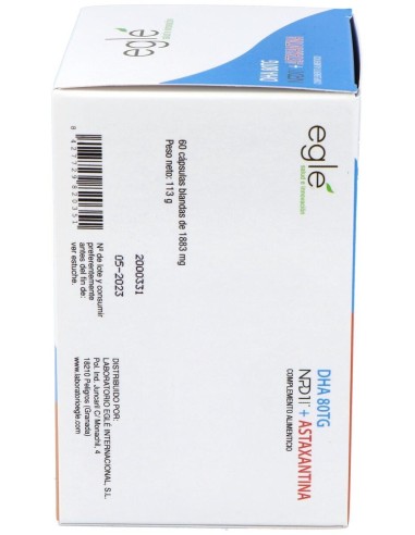 Npd1 Dha + Astaxantina 60Cap. de Egle