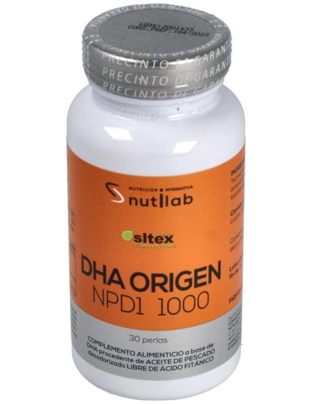 Dha Origen Npd1 30Perlas de Nutilab