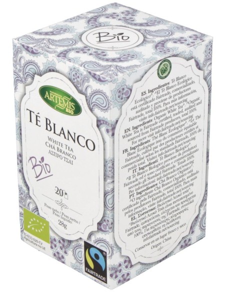 Te Blanco Infusion 20Bolsitas. Bio de Artemis Bio
