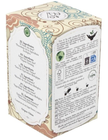 Te Verde Sin Teina Infusion 20Bolsitas. Bio de Artemis Bio