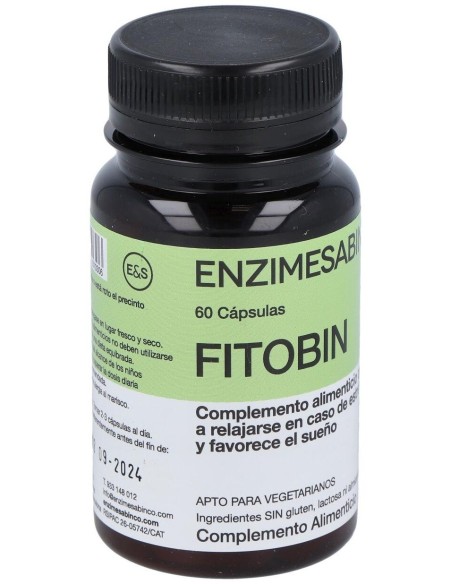 Fitobin Sedante 60Cap de Enzime - Sabinco