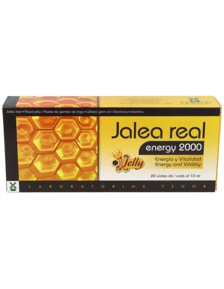 Jalea Real Energy 2000  20 Viales 10 Ml. de Tegor
