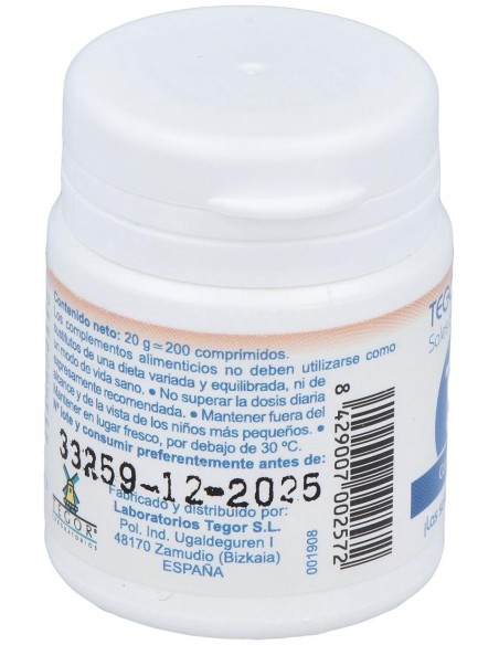 Tegorsal Nº 18 (20 G) Comprimidos de Tegor