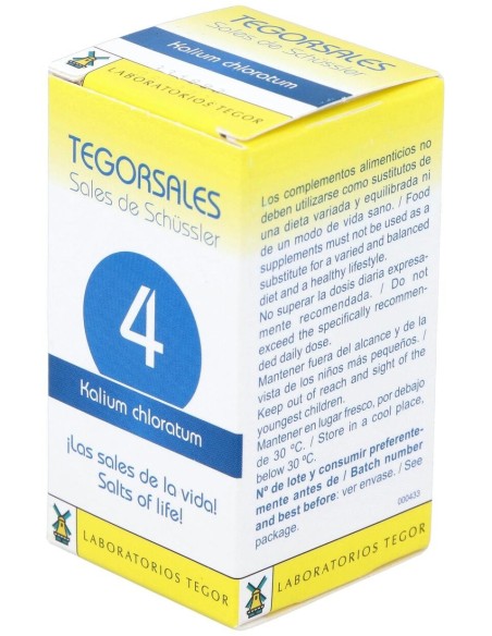 Tegorsal Nº 4 (20 G) Comprimidos de Tegor