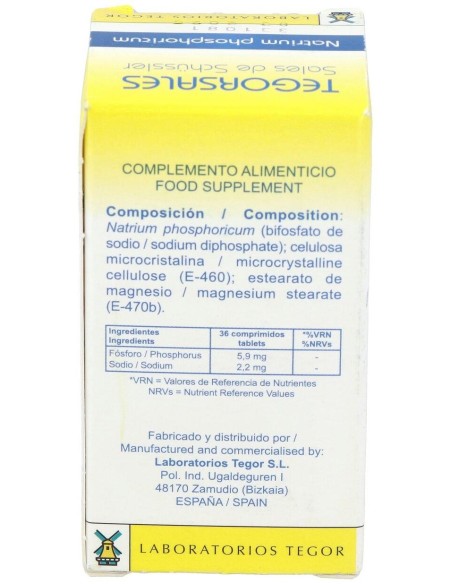 Tegorsal Nº 9 (20 G) Comprimidos de Tegor
