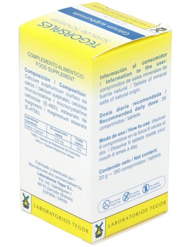 Tegorsal Nº 12 (20 G) Comprimidos de Tegor